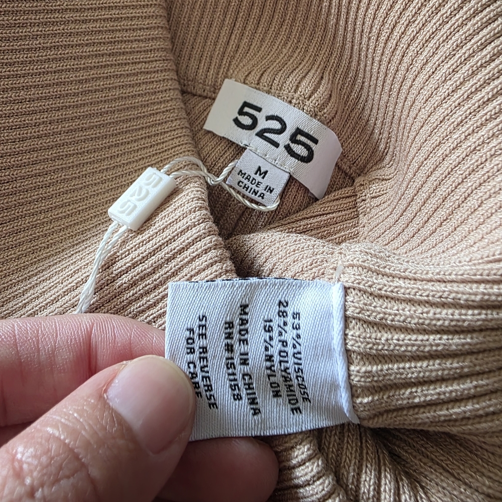 525 America Ribbed Biker Shorts‎ In Ballerina - Picture 3 of 3